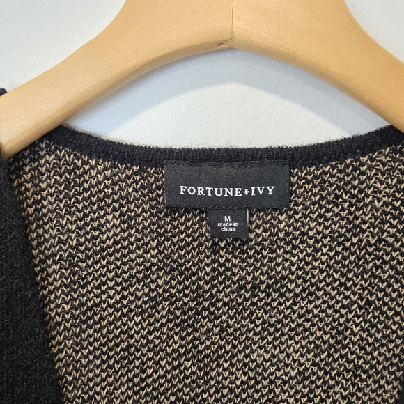 NWOT Windowpane Open Sweater Size Medium - Picture 3 of 6